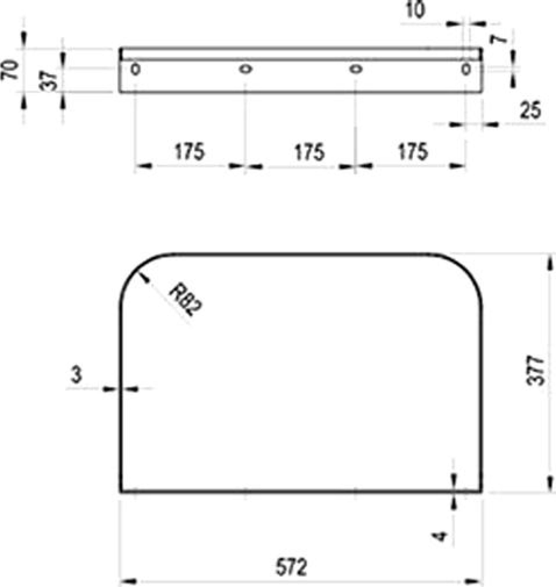 Консоль для раковины Ravak Yard X01788, хром