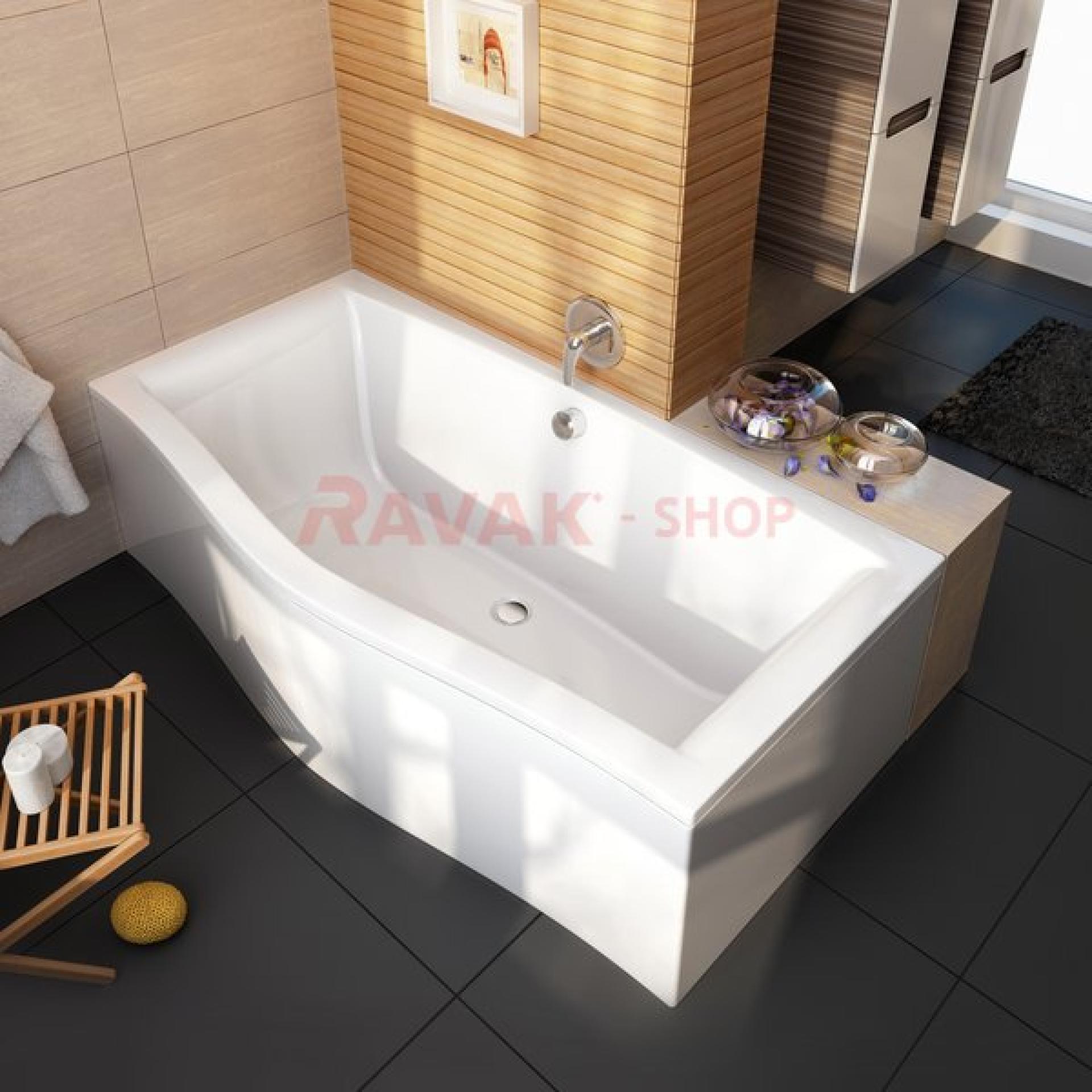 Акриловая ванна Ravak Magnolia PU-PLUS 170x75 C511000000