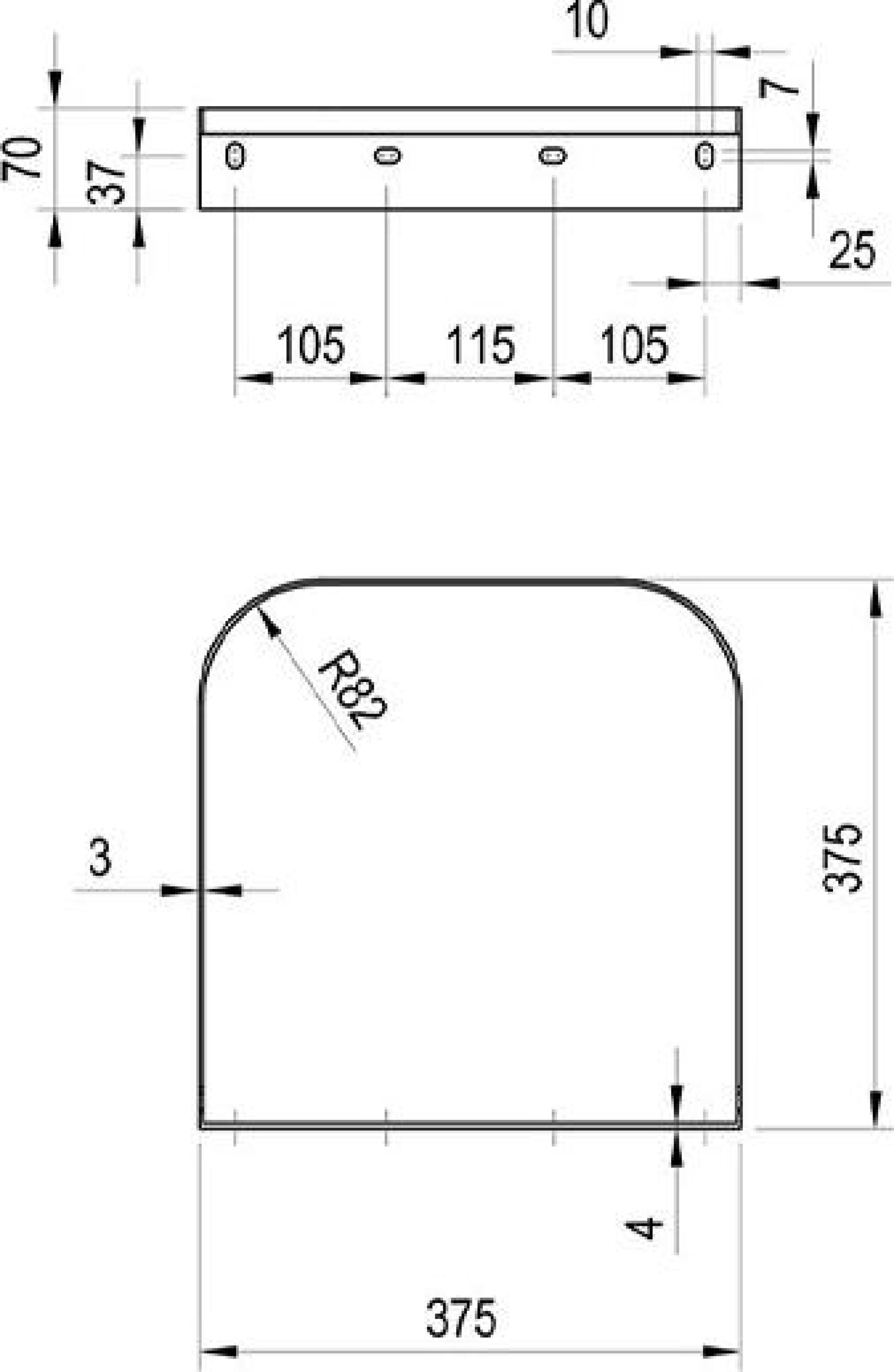 Консоль для раковины Ravak Yard X01777, белый